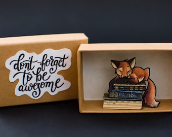 Dont Forget To Be Awesome - Matchbox Diorama