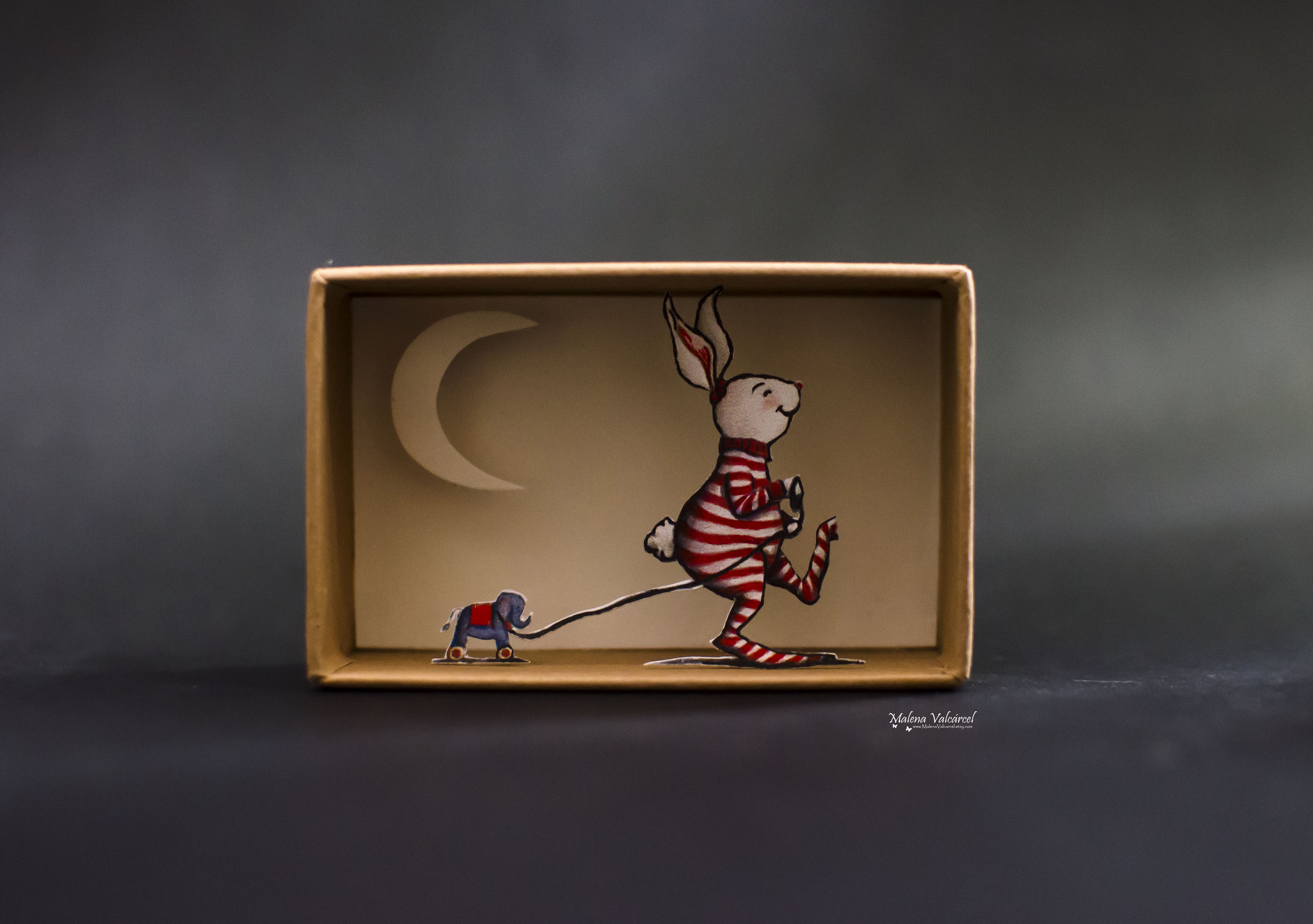 Follow Your Dreams - Matchbox Diorama - Paper Art - Etsy 日本