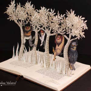 Where The Wild Things Are - Book Arts - Art Book - Altered Book