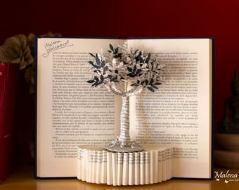 Book Paper Art Sculpture - Tree of Life