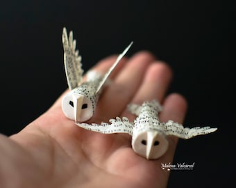 Sowa Atena - 3D Papierowa Sowa