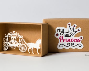 Matchbox Diorama - Miniature Paper Art inside a little box.