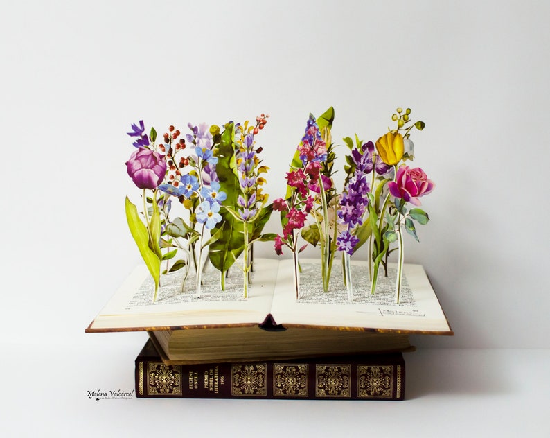 The Secret Garden Book Art Book Sculpture Altered Book Book Arts image 5