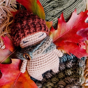 Crochet Amigurumi Baby Oak Acorn Forest Spirit PDF Pattern Enchanted Wood Sprite Plushie Forest Fairy Forest Keeper Doll Pattern in English