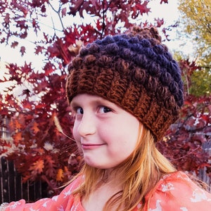 Crochet Pattern, Chunky Acorn Cap Beanie, Pixie Hat, Cottage Core,  Easy hat, crochet tutorial, beginner crochet pattern