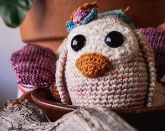 Crochet Owl Amigurumi Pattern: Beginner-Friendly Woodland Plushie (PDF)