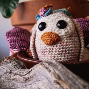 Crochet Amigurumi Owl Pattern Beginner Crochet Pattern Woodland Animal Plushie Bird Amigurumi Pattern PDF