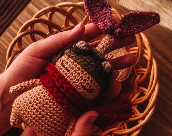 Crochet Maple Seed Amigurumi Aviator Doll Pattern (PDF)