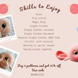 Virkat guldfiskplyschmönster, Amigurumi-plysch (PDF-nedladdning) bild 8
