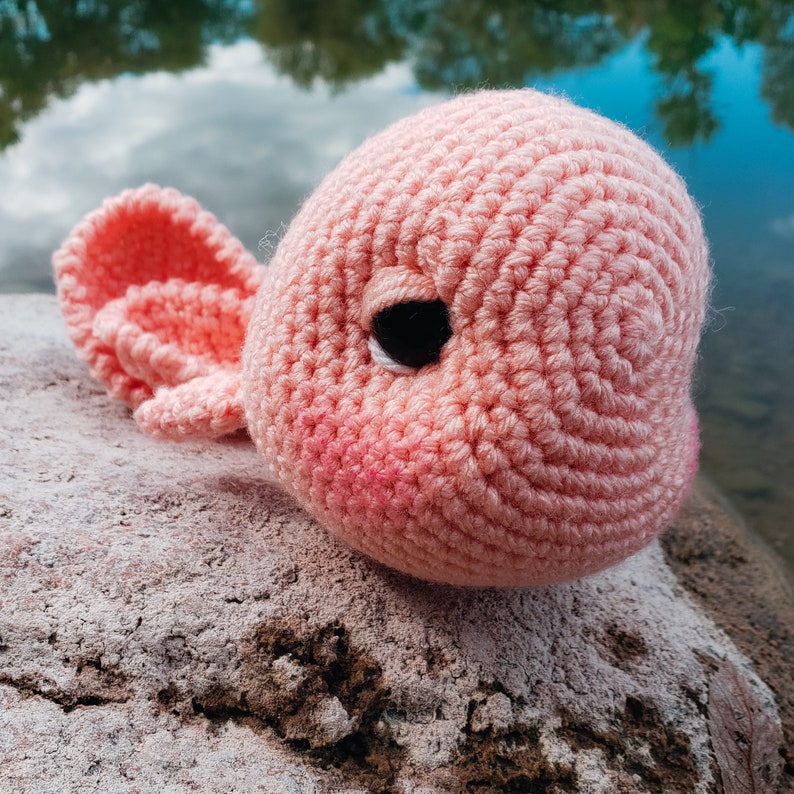 Virkat guldfiskplyschmönster, Amigurumi-plysch (PDF-nedladdning) bild 2