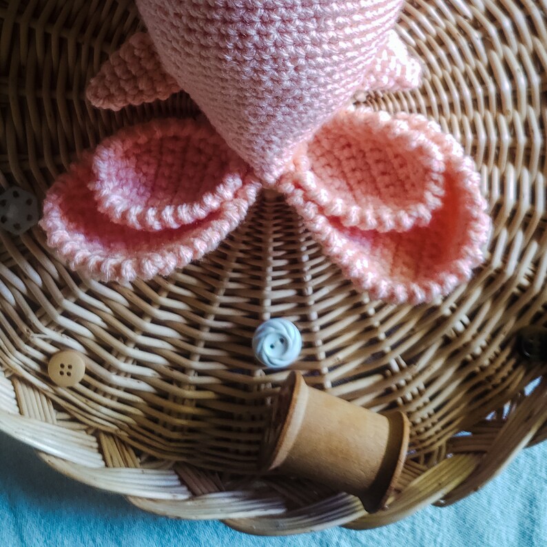 Virkat guldfiskplyschmönster, Amigurumi-plysch (PDF-nedladdning) bild 6