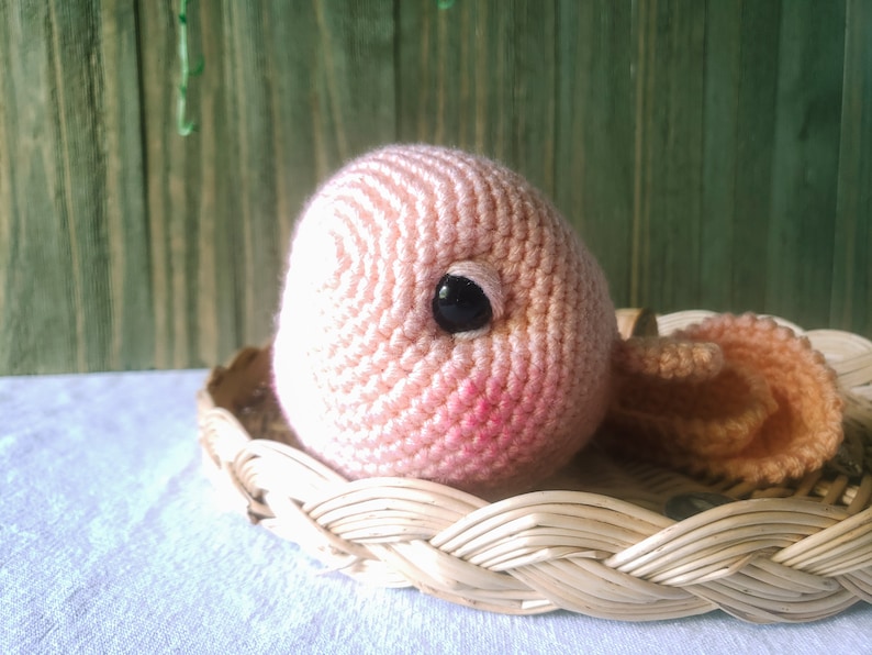 Virkat guldfiskplyschmönster, Amigurumi-plysch (PDF-nedladdning) bild 4