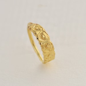 Indian Nose Ring, 14k Gold Boho Nose Hoop, Cartilage, Helix, Nostril Ring, Hippie Nose Ring, Hindu Nose Hoop, Gypsy Nose Ring