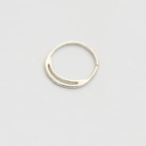 Créoles croissant de lune, anneau de septum en argent, anneau de nez lune, créoles de septum, anneau de nez en argent, bijoux de nez, bijoux de septum, septum 20 g