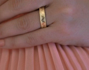 Gold Ring Band, Gold Stacking Band, Gold Simple Band, Affordable Gold Wedding Band, Thin Gold Band, Simple Gold Band, Solid 14K Ring