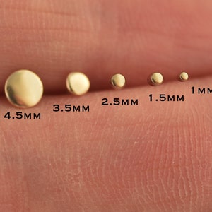 Gold Nose Stud, Flat Nose Stud, 14k Gold Nose Screw, Small Nose Jewelry, Body Piercieng, Minimalist Nose Stud, Barely There Nose Pin
