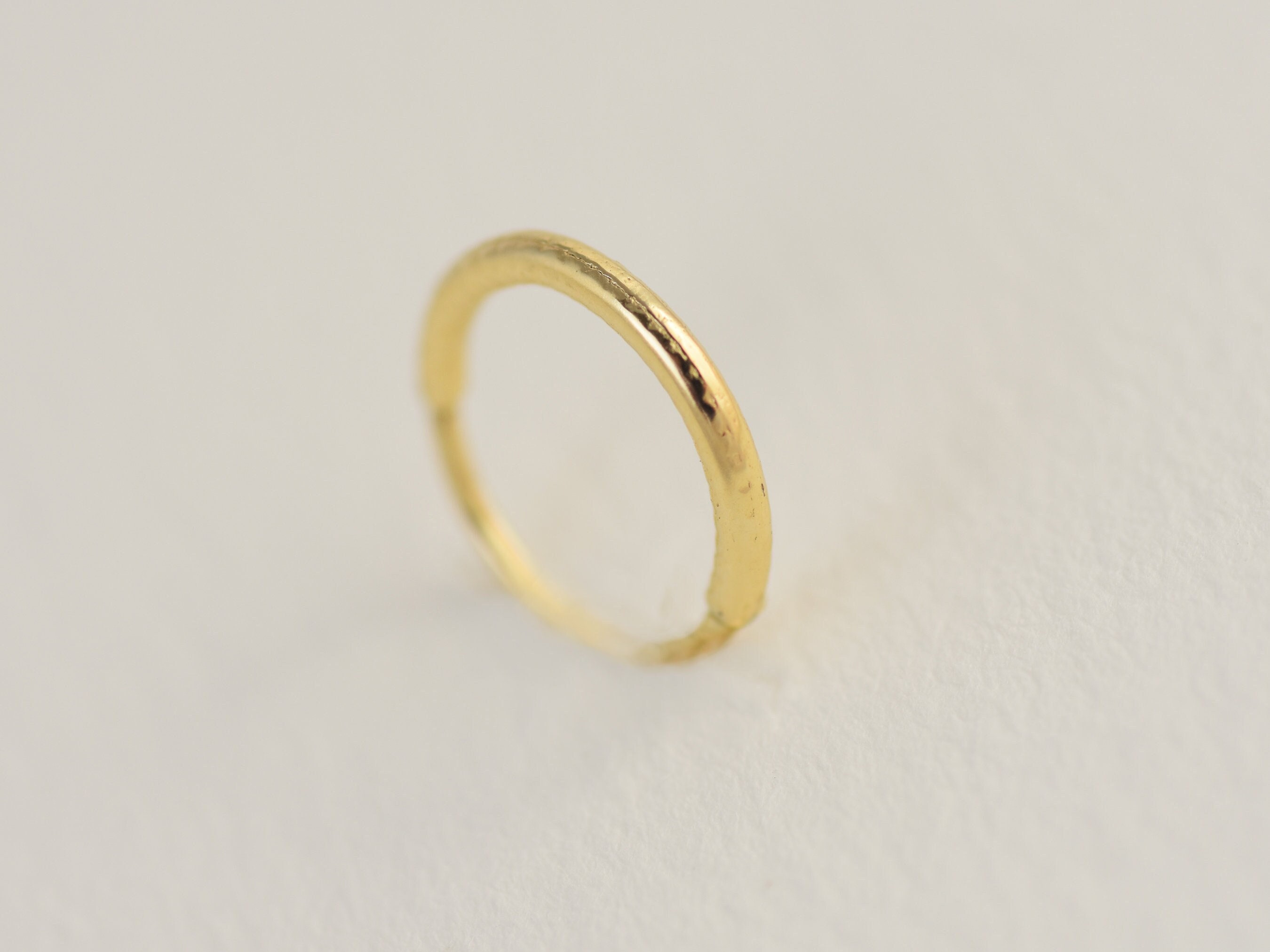 10kt Solid Yellow Gold Nose Ring In A Plain Ball Design - Walmart.com