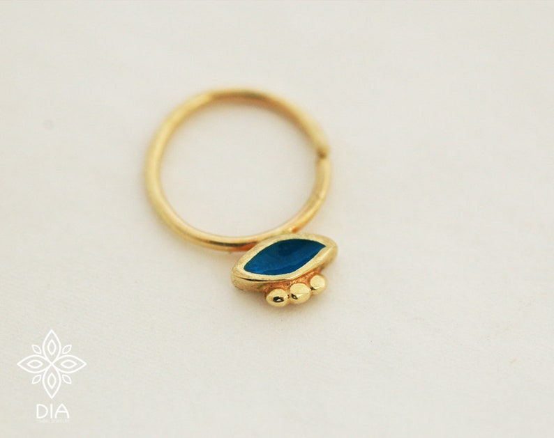 Solid Gold Cartilage Earring Cartilage Earring 16g/18g/ 20g/ Etsy