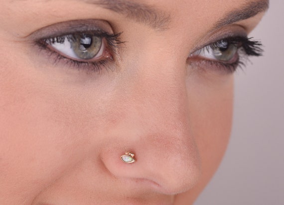 chanel nose ring stud l
