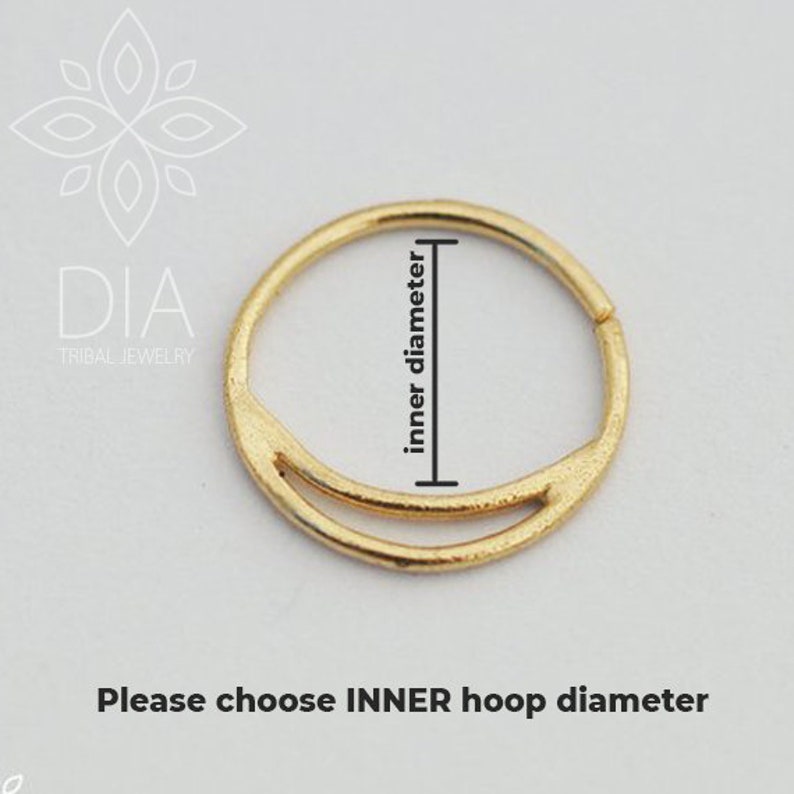 Nose Piercing Boho Nose Ring Septum Ring Small Nose Hoop Cartilage Nose Jewelry Silver Nose Ring Moon Nose Ring Hoop Silver Nose Ring