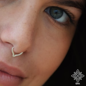 Silver Nose Septum 20G Nose Hoop Helix Hoop Small Sleeper Daith Piercing,Cartilage Jewelry, Tragus Earring,Cartilage Earring, Helix Hoop