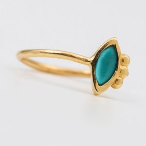 Orecchino a cerchio turchese, orecchini a cerchio con occhio malvagio in oro 14k, orecchini a cerchio per ombelico, orecchini a cerchio piccoli per ombelico, anello singolo per bottone