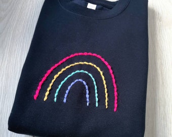 Special Rainbow Embroidered Sweater