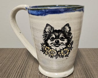 Pomeranian Ceramic Mug for left or right hand
