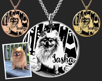 Necklace Gift Pomeranian Pendant Dog Gift Puppy Doggy Cute Pet Pendant dog giftdog loveranimal loverdog necklaceretriever dog