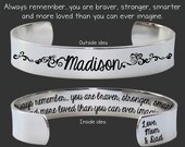 Daughter Gift Always Remember You Are Braver Birthday Gifts For Her Korena Loves