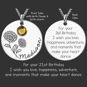 21st Birthday Gift | 21st Birthday Girl | 21 Year Old | 21 Year Old Girl Gift | 21st Birthday | Daughter Birthday Gift | Granddaughter Gift