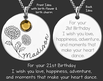 21st Birthday Gift | 21st Birthday Girl | 21 Year Old | 21 Year Old Girl Gift | 21st Birthday | Daughter Birthday Gift | Granddaughter Gift