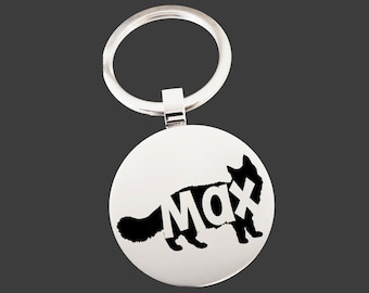 Maine Coon Cat Keychain | Cat Keychain | Cat Lover Personalized Gift | Personalized Gift