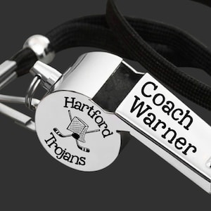 Hockey Coach | Coach Whistle | Coach Gift | Gift for Coach | Coach Appreciation | Personalized Whistle | Engraved Whistle | Back to School