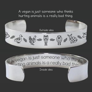 Vegan Gifts for Women | Vegan Gifts | Vegan Birthday Gifts | Vegan Easter Gifts | Vegan Bracelet | A Vegan