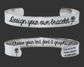 Create Your own | Custom Design | Personalized Gift | Bridesmaid Gifts | Design Your Own | Custom Jewelry | Birthday Gifts For Her