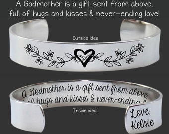 Godmother Gift | Godmother Gift from Goddaughter | Godmother Gift from Godson | Godmother Birthday Gift | Never-ending Love