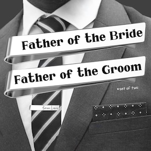 FIL Wedding Gifts | Father of the Bride Tie Bar | Father of the Groom Tie Bar | Father of the Bride Gift | Father of the Groom Gift