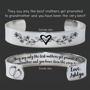 Grandma Pregnancy Announcement | New Grandma | New Grandma Gift | Grandma Birthday Gift | Grandma Easter Gift | Promoted to Grandmother