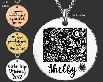 Wyoming | Wyoming State | Girls Trip | Exchange Student Gift | Daughter Gift | Going Away Gift | Moving Gifts