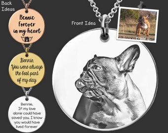 French Bulldog Necklace | French Bulldog  | Dog Mom | Dog Memorial Gift | Gift For Her | Personalized Gifts | Gifts | Loss of Dog