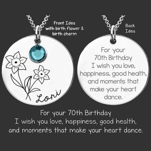 70th Birthday Gift | 70th Birthday Gifts | 70 Year Old | 70 Year Old Woman Gift | 70th Birthday | Mom Birthday Gift | Friend Birthday Gift