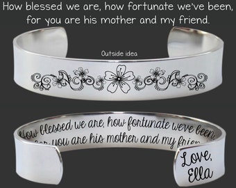 Mother In Law Promise | Mother In Law Gift | Mother of the Groom | Mother of the Bride | Mother's Day | My Friend