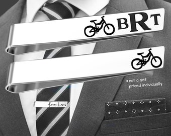 Bike Tie Bar | Bicycle Tie Bar | Tie Bar | Dad Birthday Gift | Fathers Day Gifts | Gifts for Dad | Coach Gifts | Mens Gifts | Tie Clip