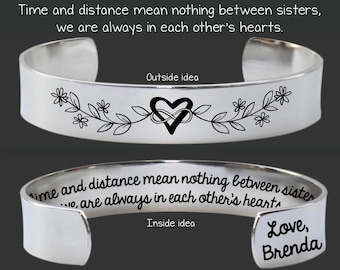 Sister Gifts | Sister Gift | Sister Birthday Gift | Gift for Sister | Sister Easter Gift | Sister Gift from Sister | Time and Distance