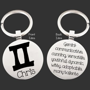 Zodiac Sign Keychain | Zodiac Gifts | Gifts for Zodiac | Zodiac Birthday | Birthday Gift for Zodiac | Easter Gift for Zodiac