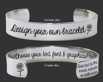 Personalized Bracelet | Create Your Own Bracelet | Custom Bracelet | Design Your Own Jewelry | Personalized Jewelry | Custom Birthday Gift