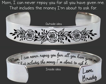 Mom Gift | Mom Birthday Gift | Mom Bracelet | Mothers Day Gift | Mothers Day | Gift for Mom | Mother Gift | Mom Birthday | Never Repay