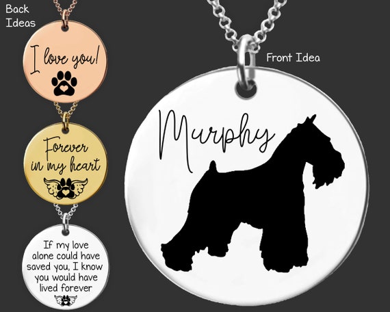 Miniature Schnauzer | Schnauzer Mom | Schnauzer Gift | Schnauzer Necklace | Dog Mom | Dog Mom Gift | Dog Memorial Gift | Loss of Dog Gift