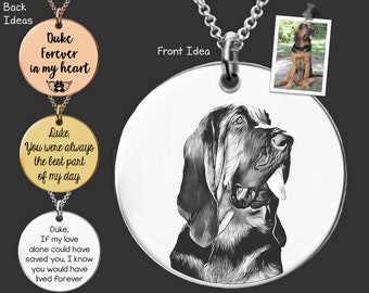 Dog Necklace |  Bloodhound  | Dog Mom | Dog Memorial Gift | Gift For Her | Personalized  Gift |  Gift | Loss of Dog